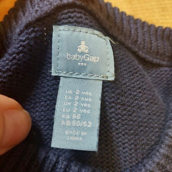 Kids Boys Baby Gap Argyle Sweater - Picture 7 of 7